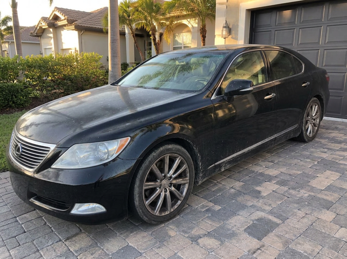 Luxury Sedan — Complete Detail — before detailing